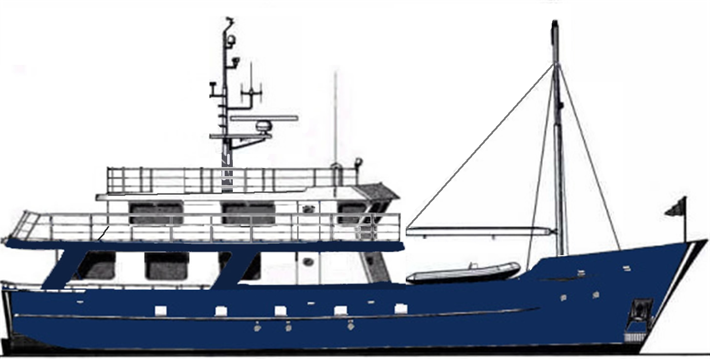 Ruby Expedition Yacht 69 Extended Pilothouse - Alternative Design -- Ruby Yachts Expedition Yacht 65 Extended Pilothouse